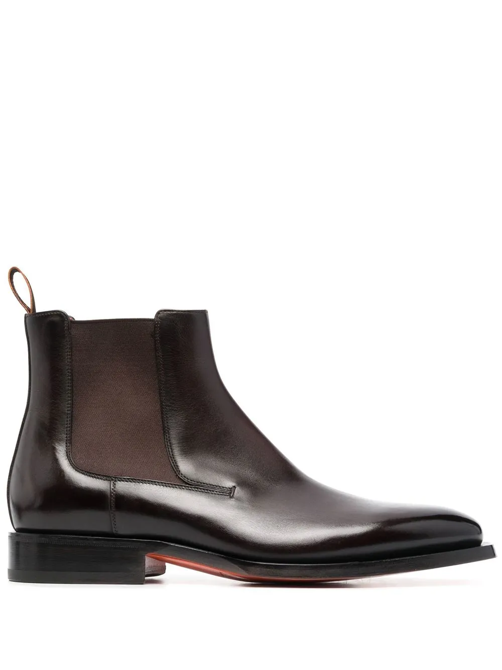 

Santoni calf leather ankle boots - Brown