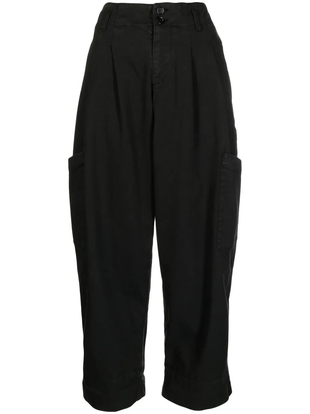 

YMC cropped tailored trousers - Black