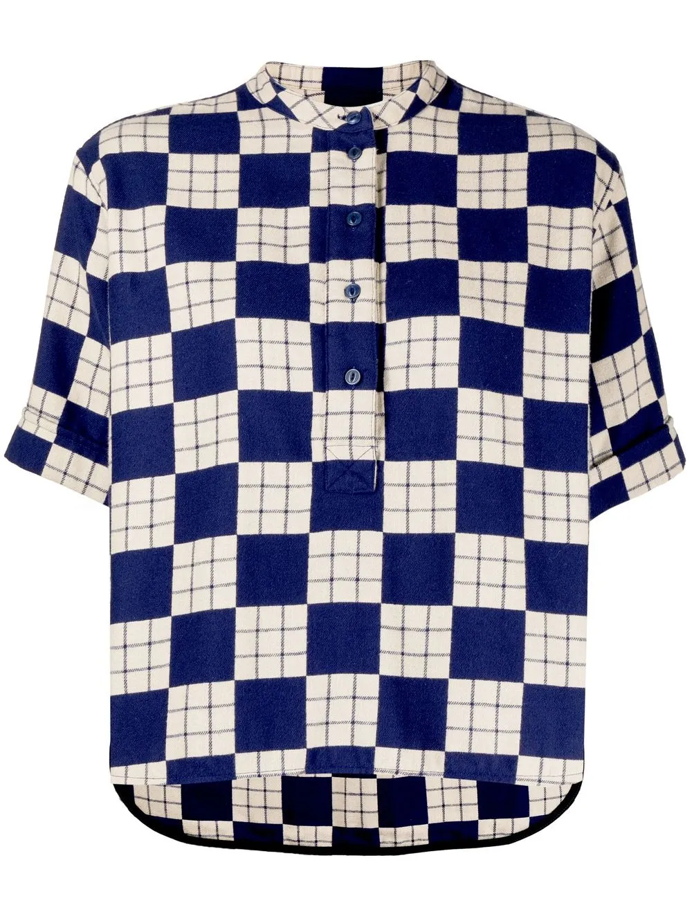 

YMC Manon check shirt - Blue