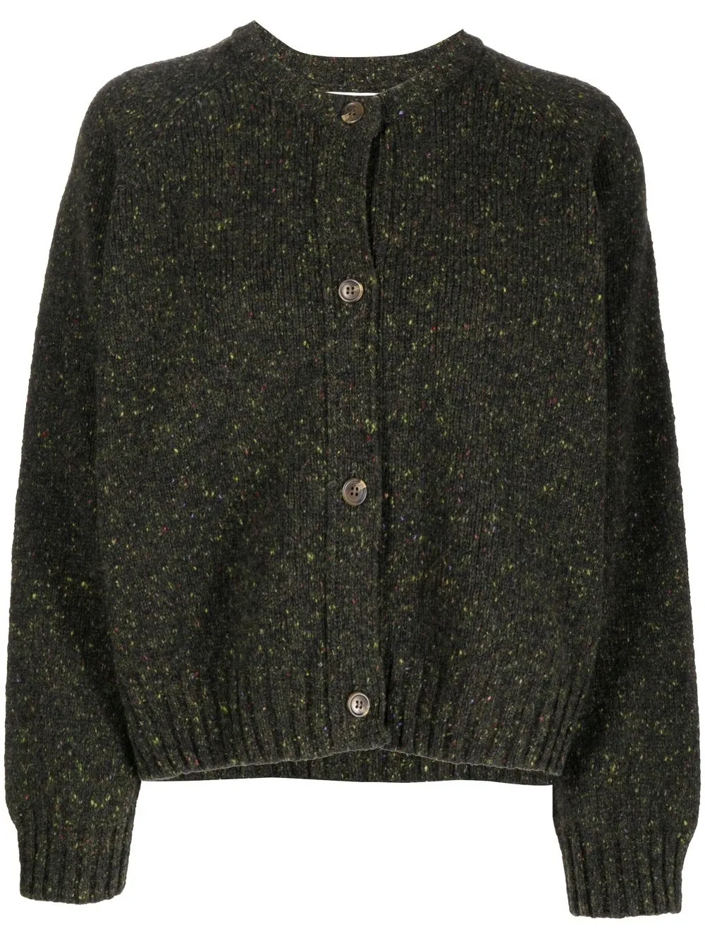 

YMC Atomic round-neck cardigan - Green