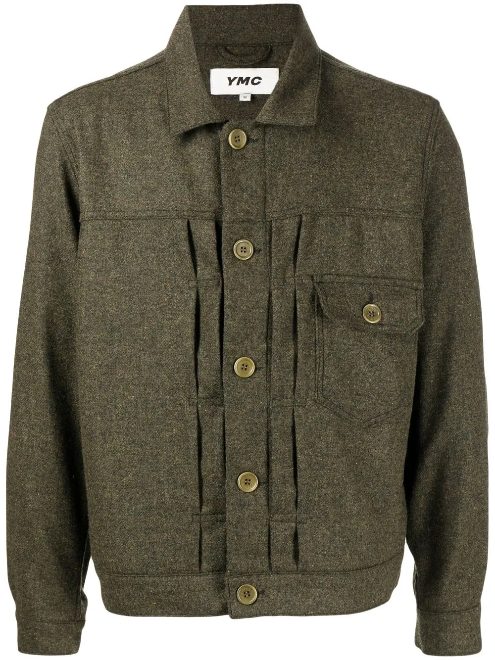 

YMC Badlands button-up jacket - Green