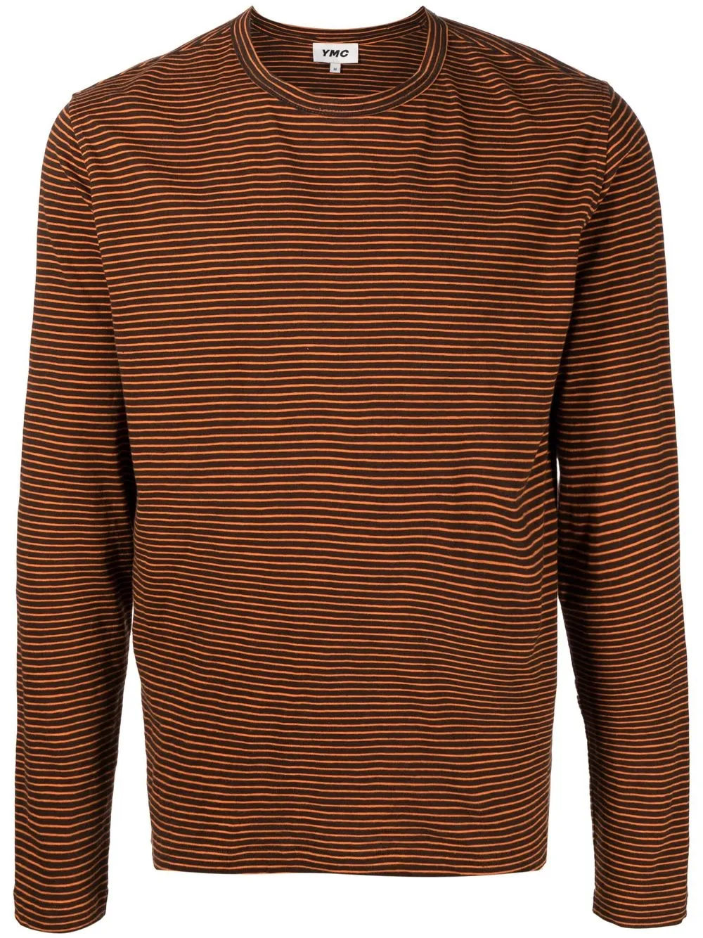 

YMC Tripe striped T-Shirt - Brown