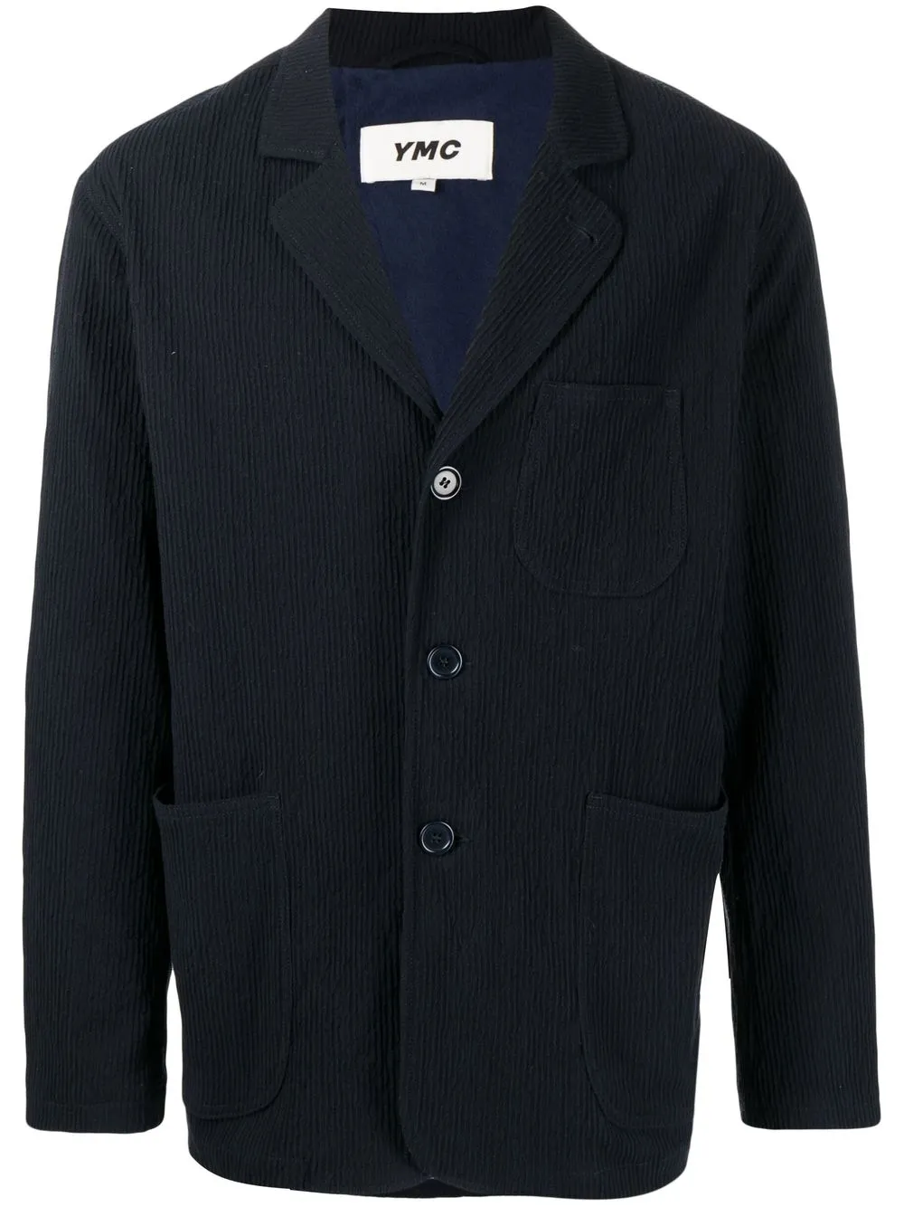 

YMC Scuttlers textured blazer - Blue