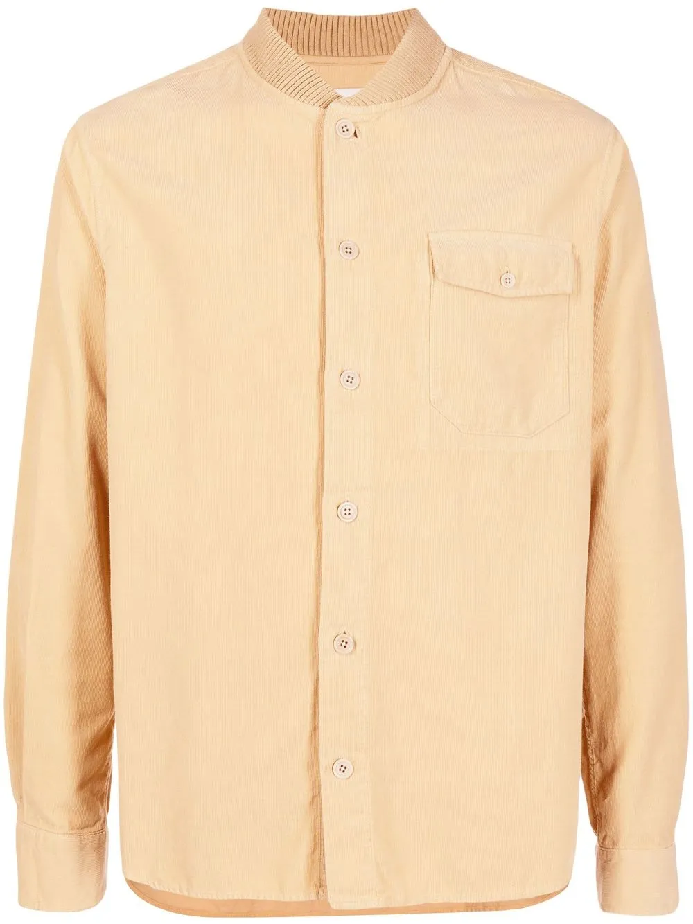 

YMC camisa con cuello mao - Amarillo