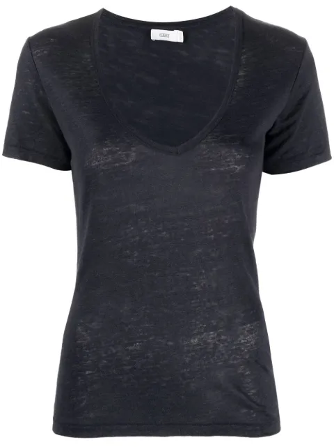 Closed linen v-neck T-shirt