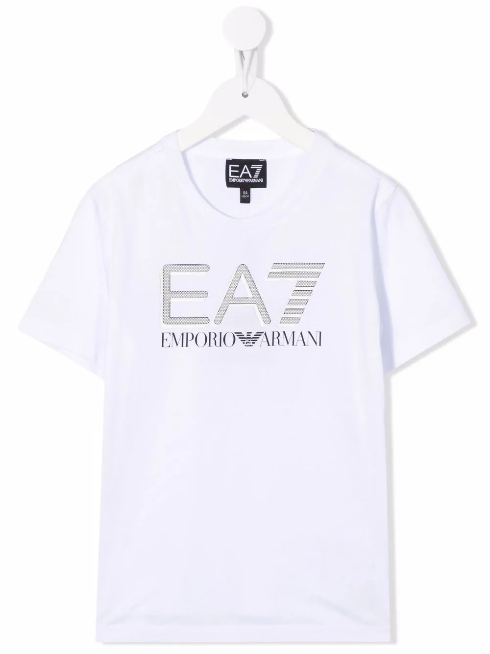 

Emporio Armani Kids logo-print short-sleeve T-shirt - White