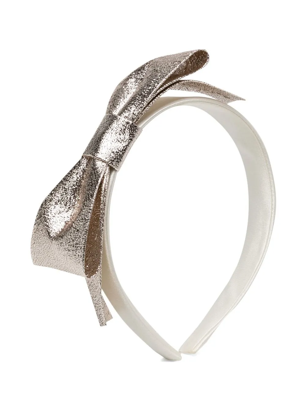 

Hucklebones London bow-detail hair band - Gold