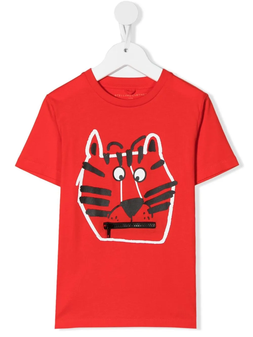 

Stella McCartney Kids sketch zip T-shirt - Red