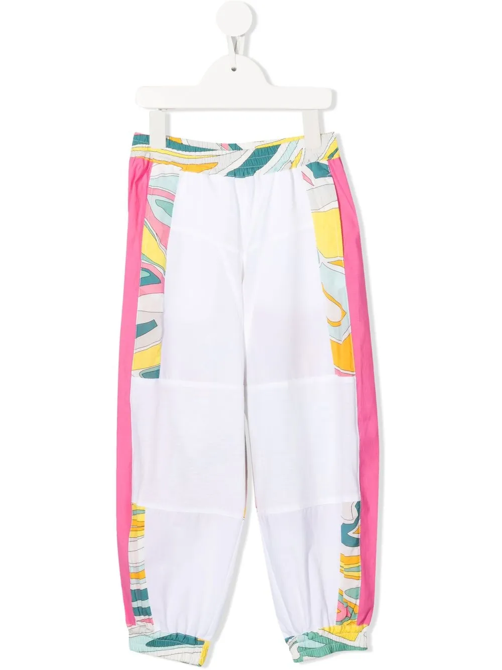 

PUCCI Junior pants con estampado gráfico - Blanco