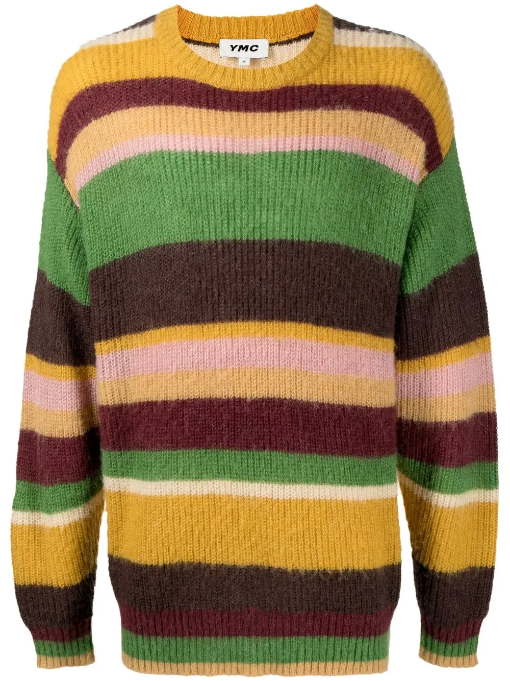 

YMC Undertones crew-neck jumper - Brown