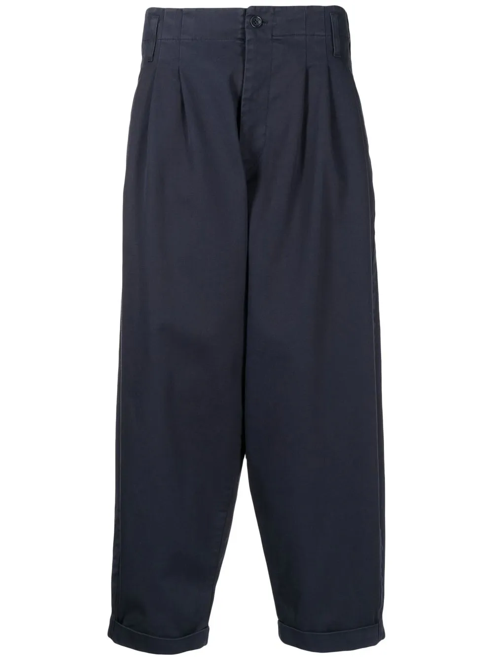 

YMC pantalones anchos con pinzas - Azul