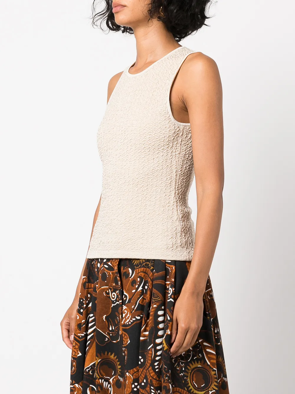  Galvan London Selene Sleeveless Top - Neutrals 