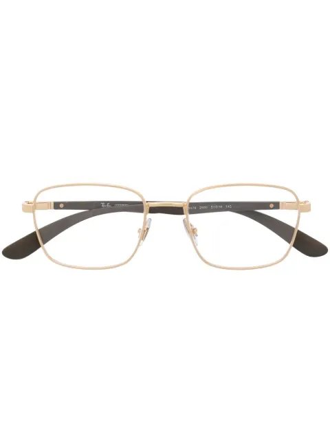 Ray-Ban wayfarer clear-lens glasses
