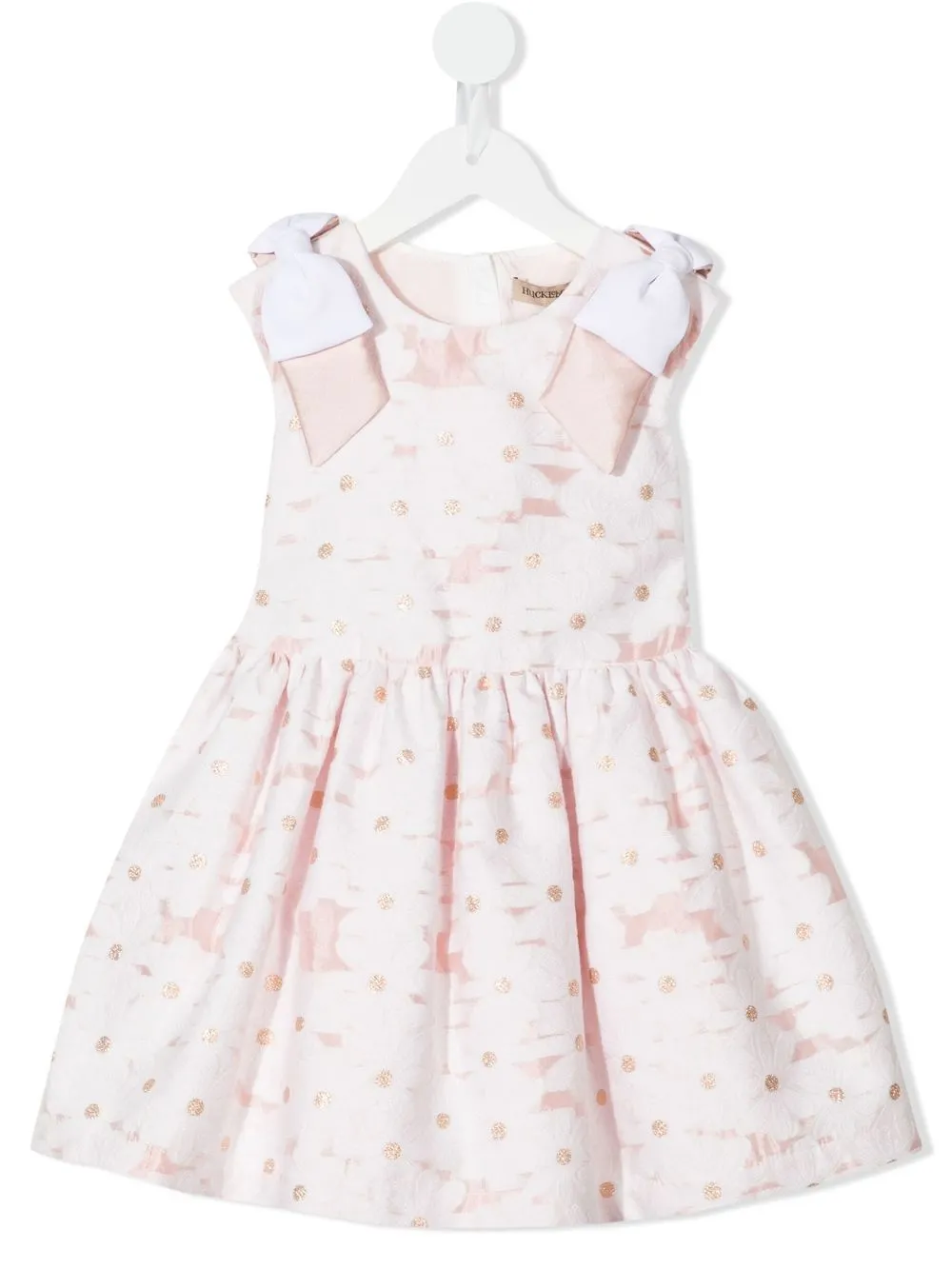 

Hucklebones London vestido sin mangas con detalle de moño - Rosado