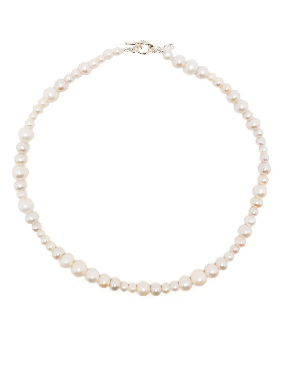 

DOWER AND HALL collar con perlas de agua dulce - Blanco