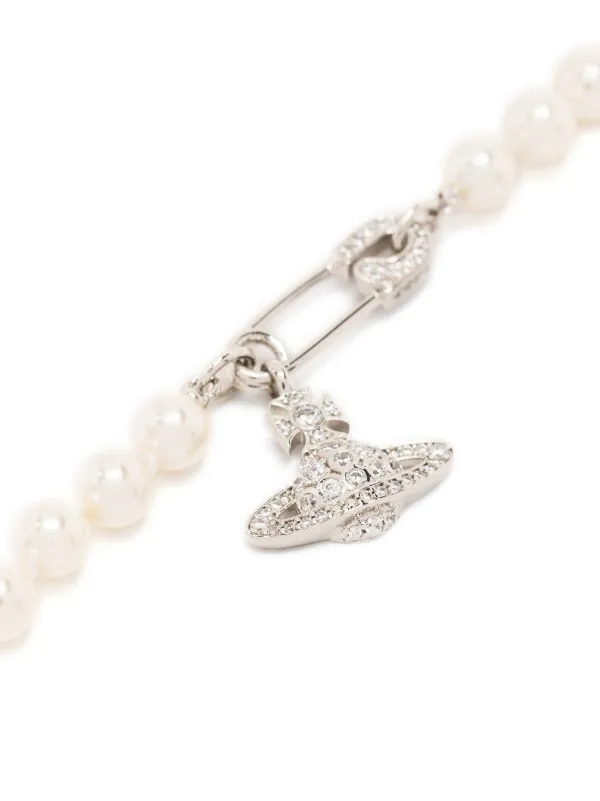 【VIVIENNE WESTWOOD】Lucrece Pearl Bracelet ブレスレット Lucrece Pearl Bracelet in PLATINUM-LIGHT-CREAMROSE-Pearl
