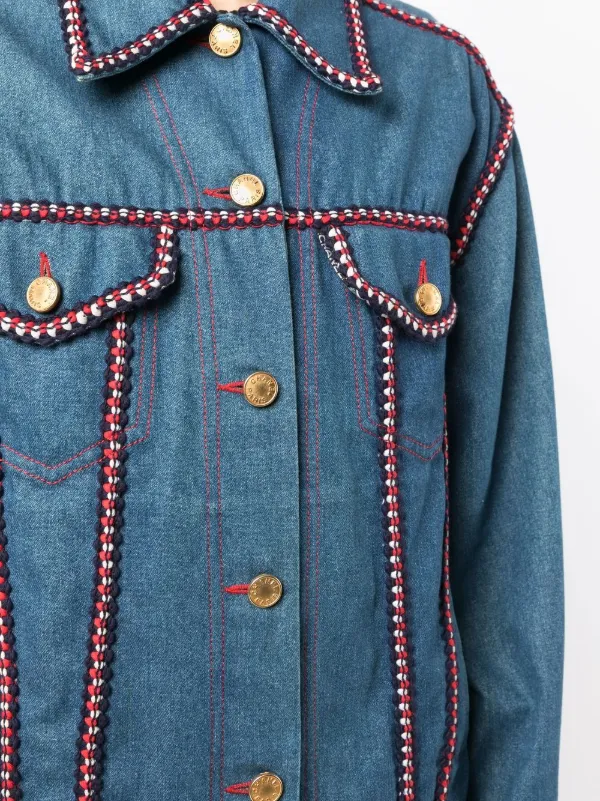 Chanel Pre-Owned 1990s contrasting-trim 