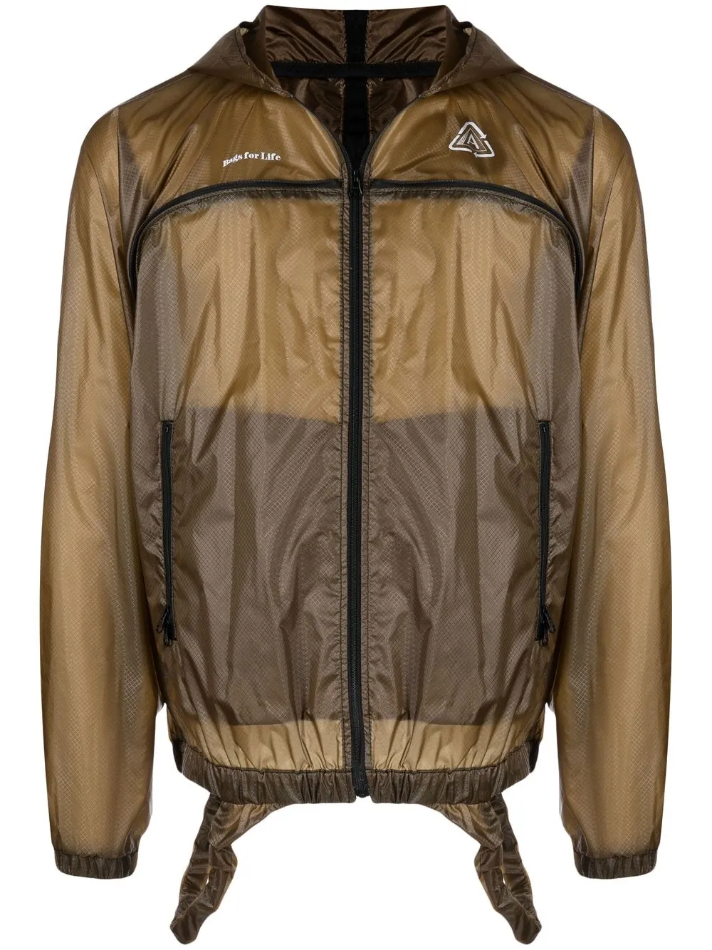 Undercover Brown Packable Lightweight Bag Jacket In Brown