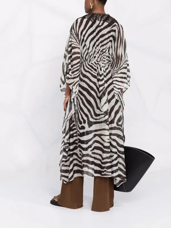 Ermanno Scervino zebra-print Sheer 