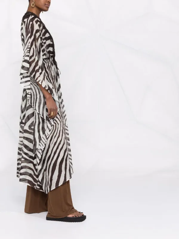 Ermanno Scervino zebra-print Sheer 