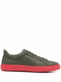 Hide&Jack crocodile-embossed leather sneakers - Green