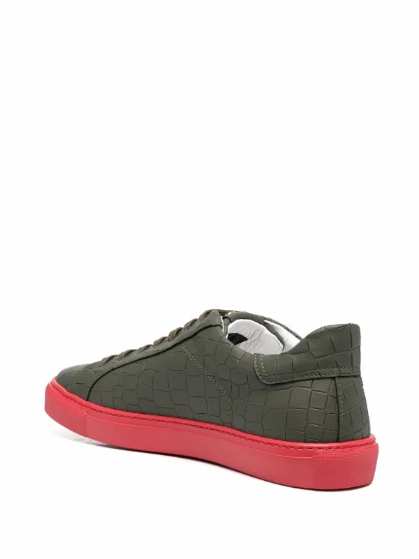 Hide&Jack Tenis Con Efecto De Piel De Cocodrilo En Relieve - Farfetch