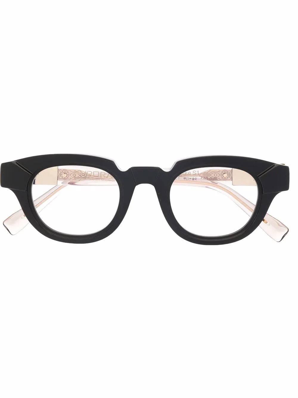 

Kuboraum square-frame glasses - Black