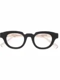 Kuboraum square-frame glasses - Black