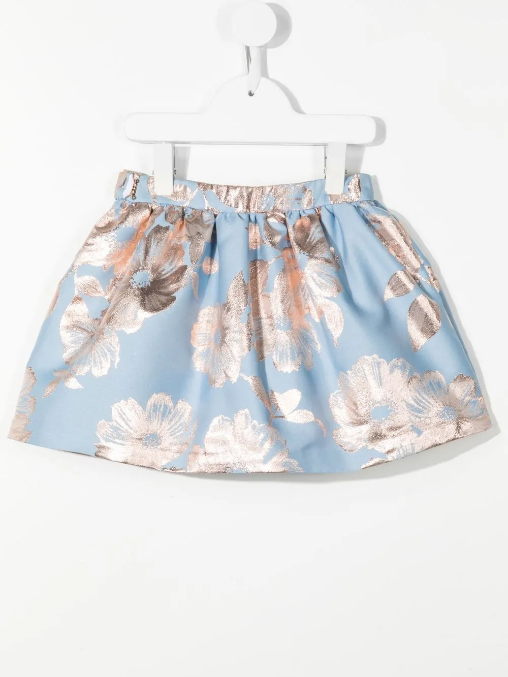 Hucklebones London Rok met bloemenprint - Blauw