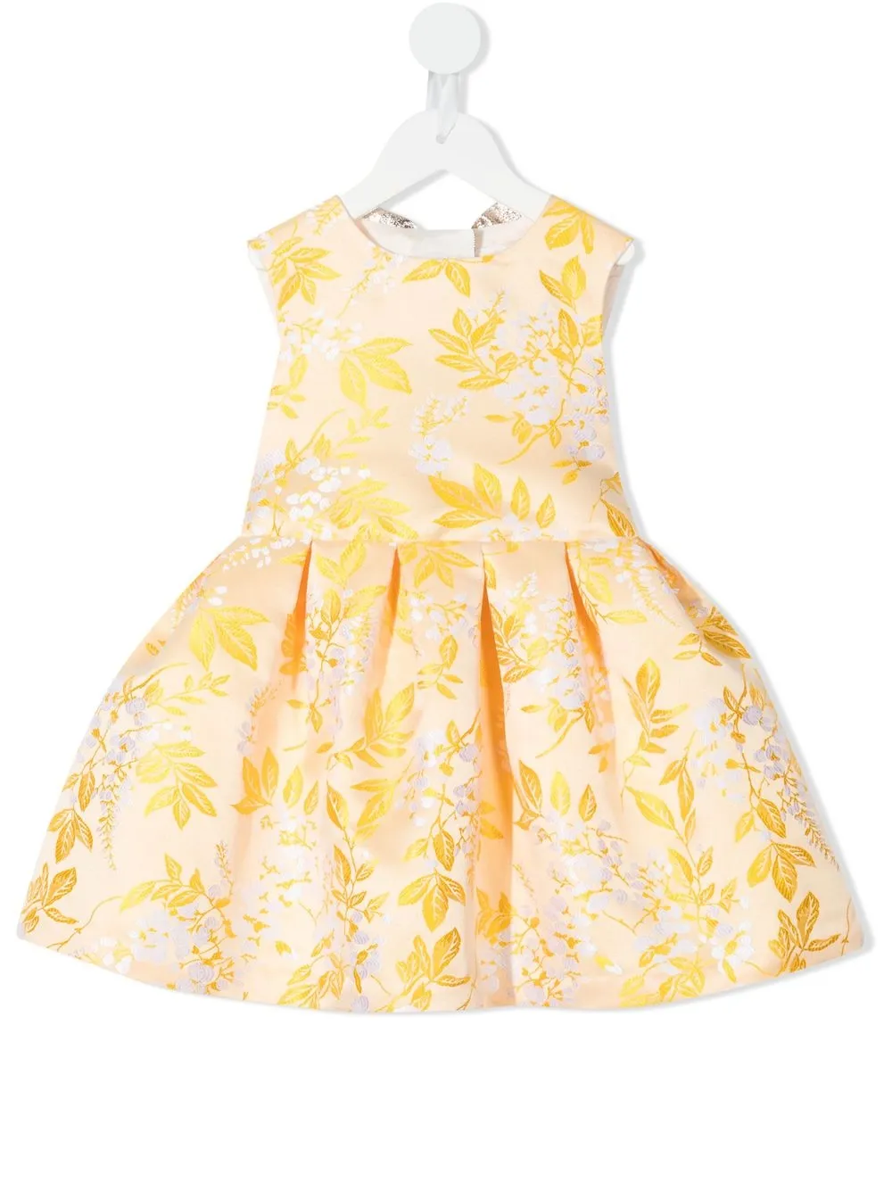 

Hucklebones London vestido acampanado con detalle de moño - Amarillo