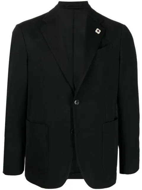 Lardini buttoned-up single-breasted blazer