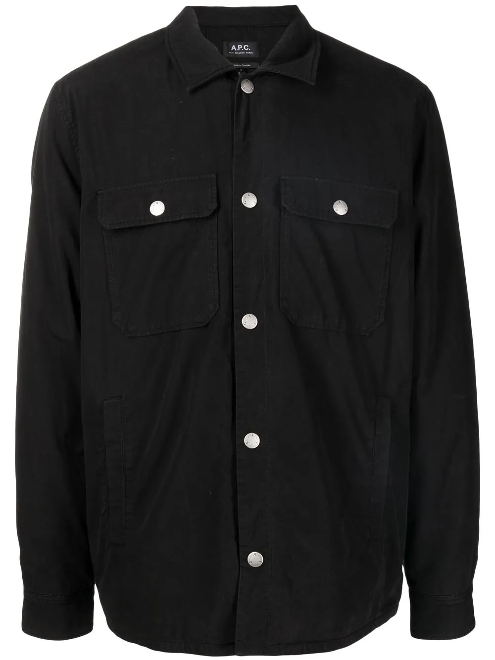 

A.P.C. sobrecamisa con botones - Negro