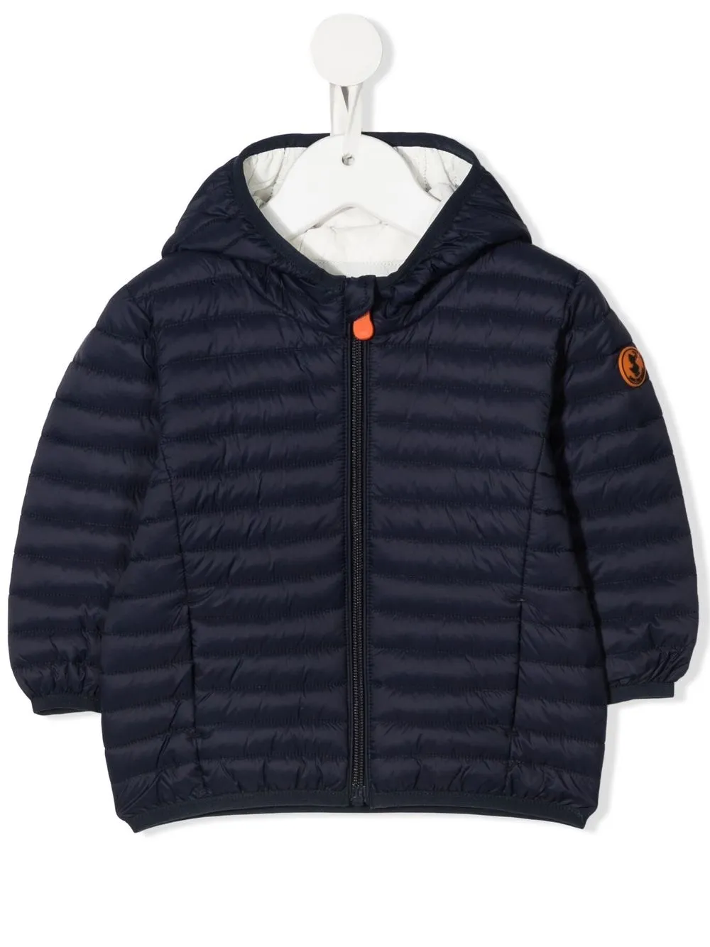 Save The Duck Babies' Padded Hooded Jacket In Blue