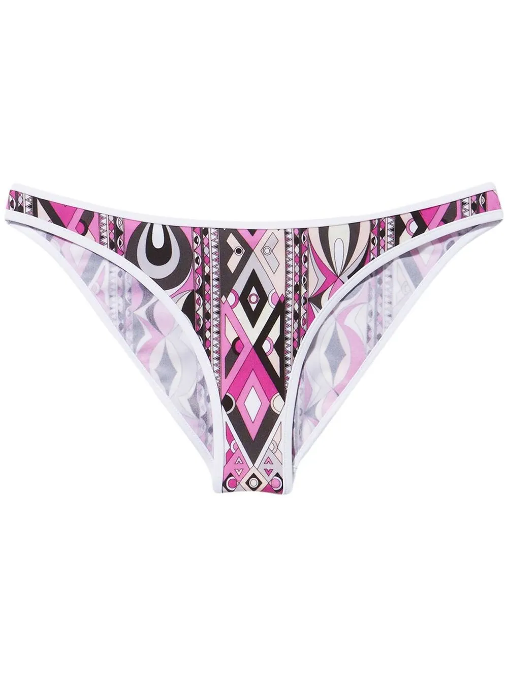 

PUCCI Rombi-print bikini bottoms - Pink