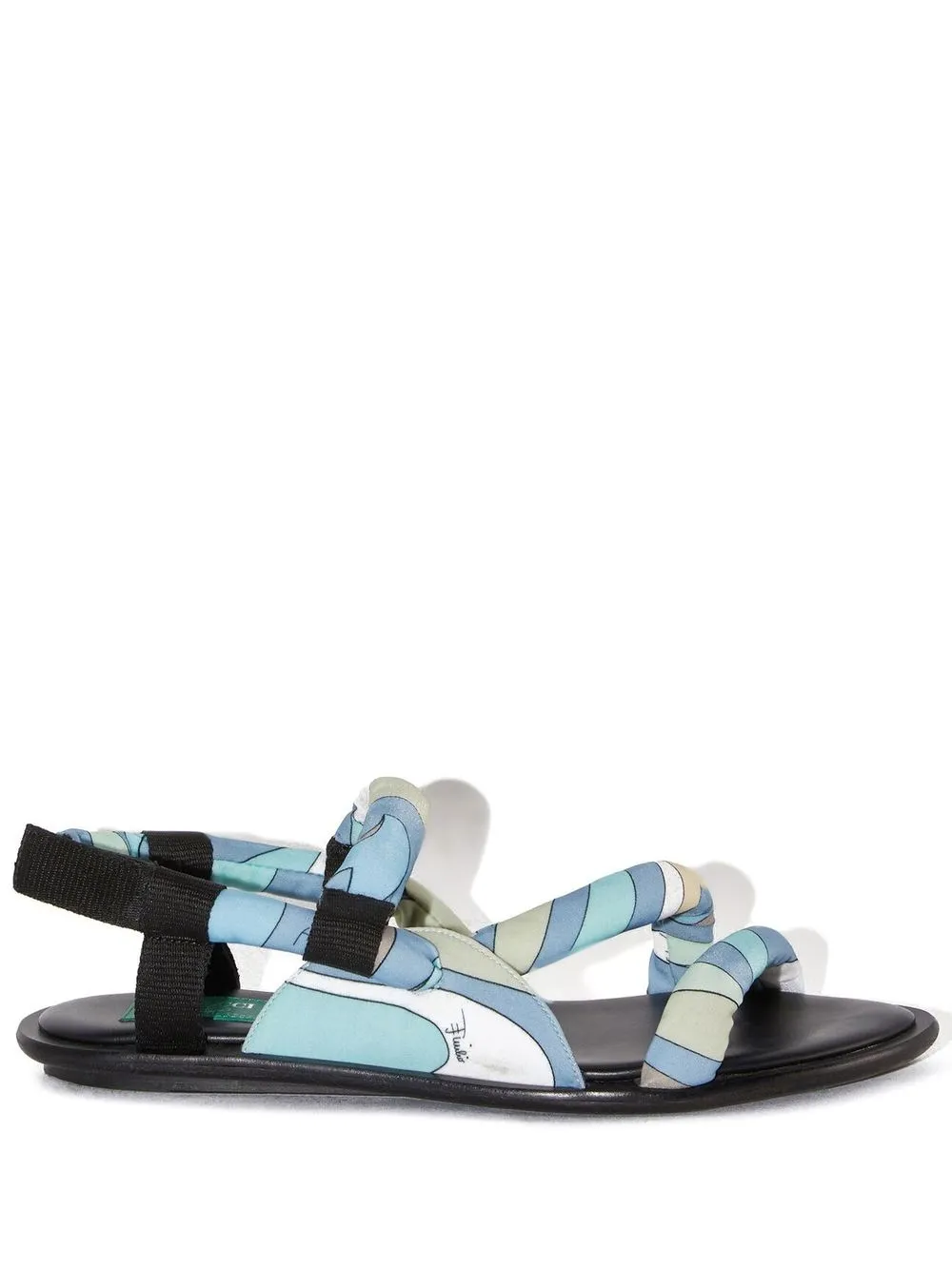 

PUCCI sandalias con estampado Marmo - Azul