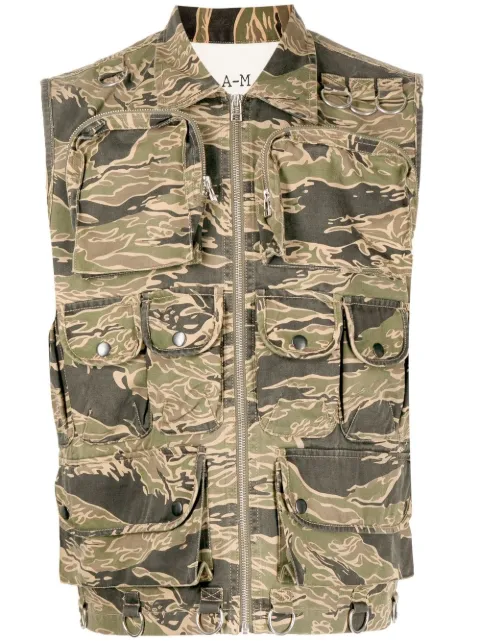 Maharishi camouflage-print cargo vest