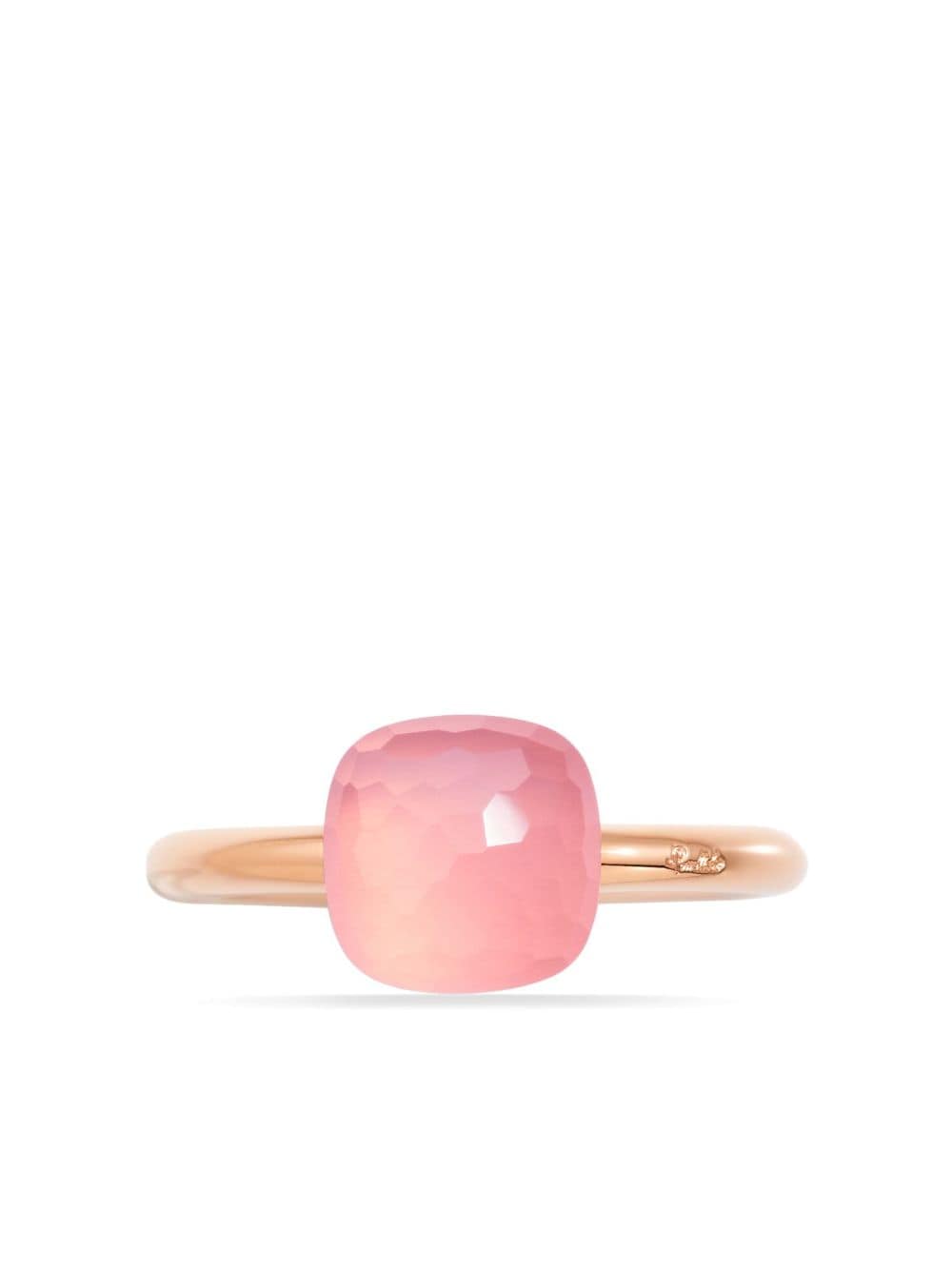 Image 1 of Pomellato 18kt rose gold Nudo Petit pink quartz ring