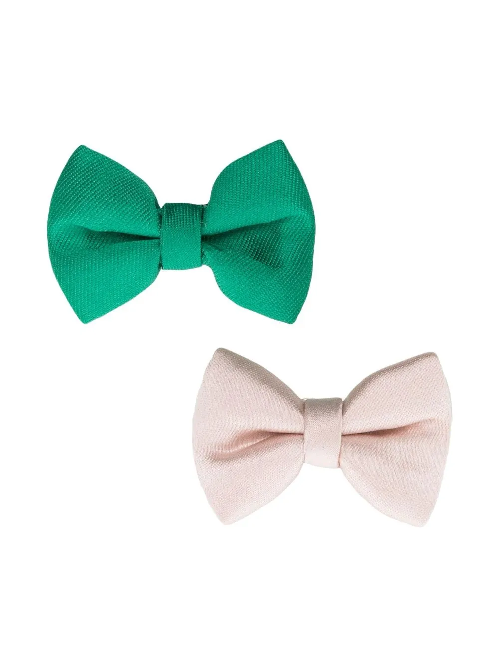 

Hucklebones London two-pack bow hair clips - Green