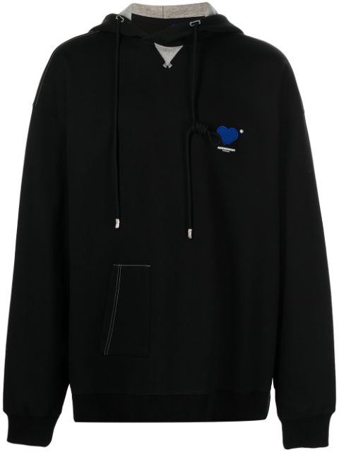 Ader Error logo-patch drawstring hoodie