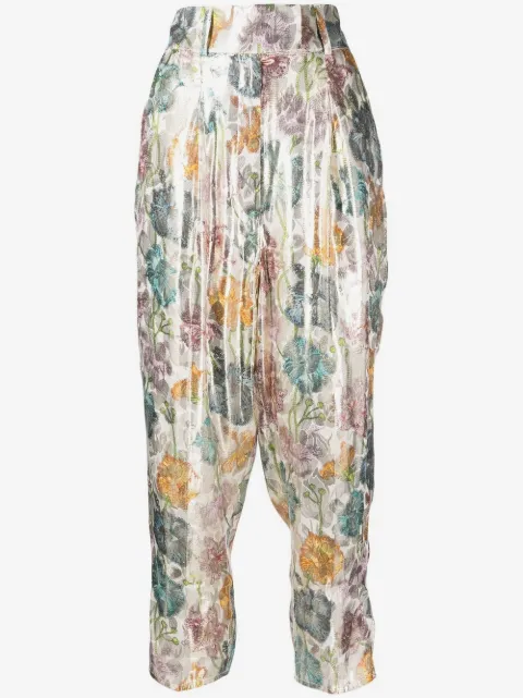 Hayley Menzies Bonita Jacquard-Seidenhose