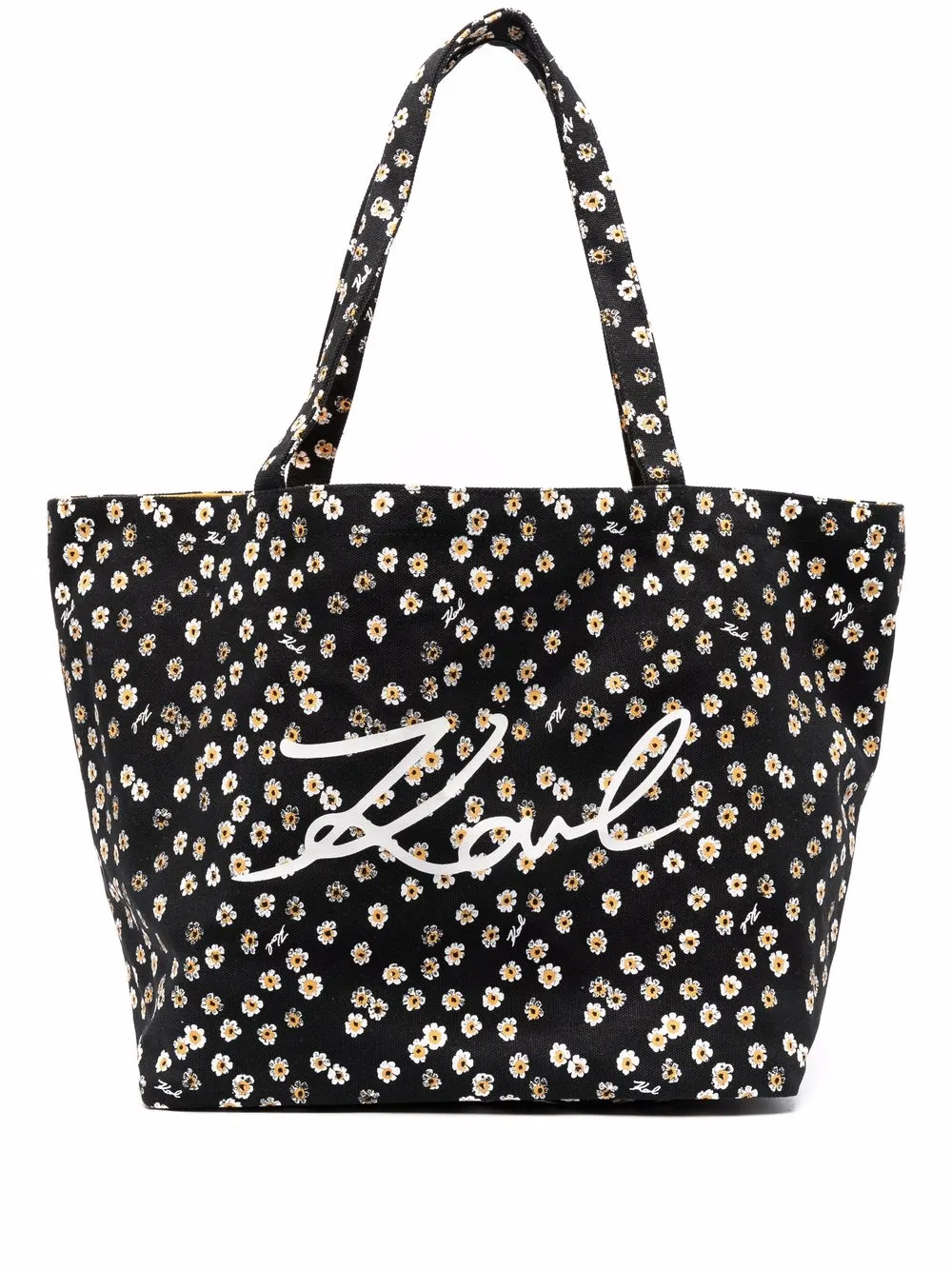 

Karl Lagerfeld Karl daisy-print tote bag - Black