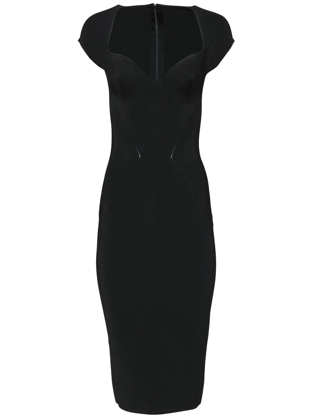 

Carolina Herrera fitted mid-length dress - Black