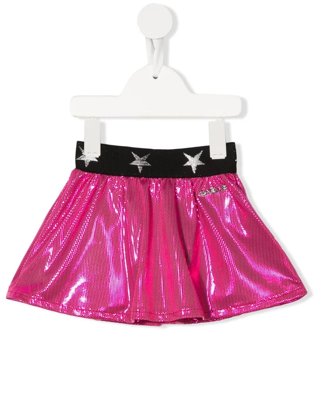 

Gaelle Paris Kids high-shine mini skirt - Pink