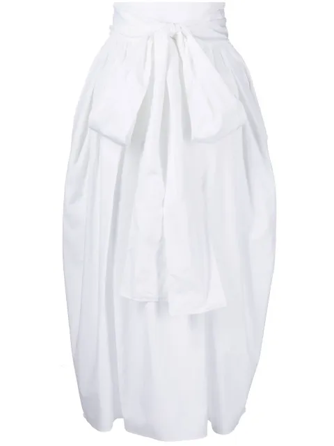 Cecilie Bahnsen puffball cotton midi skirt
