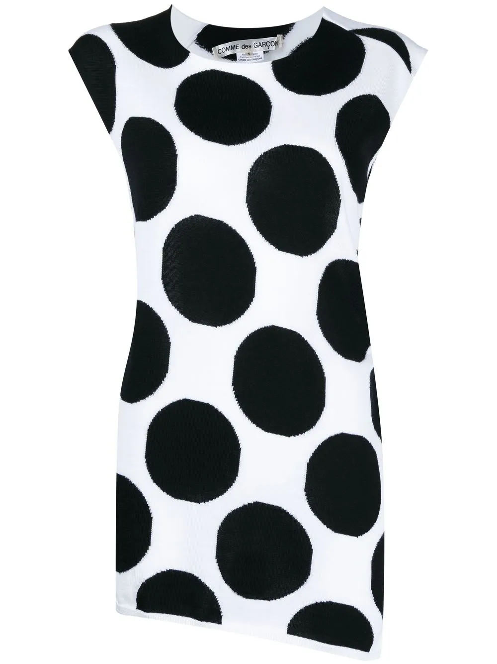 

Comme Des Garçons dot-print sleeveless top - Black