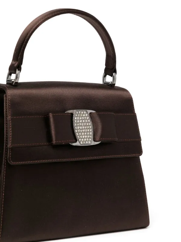 Ferragamo Pre-Owned 1990-2000s Vara Bow two-way Bag - Farfetch Ferragamo Pre-Owned 1990-2000S Vara Bow Two-Way Bag - Farfetch