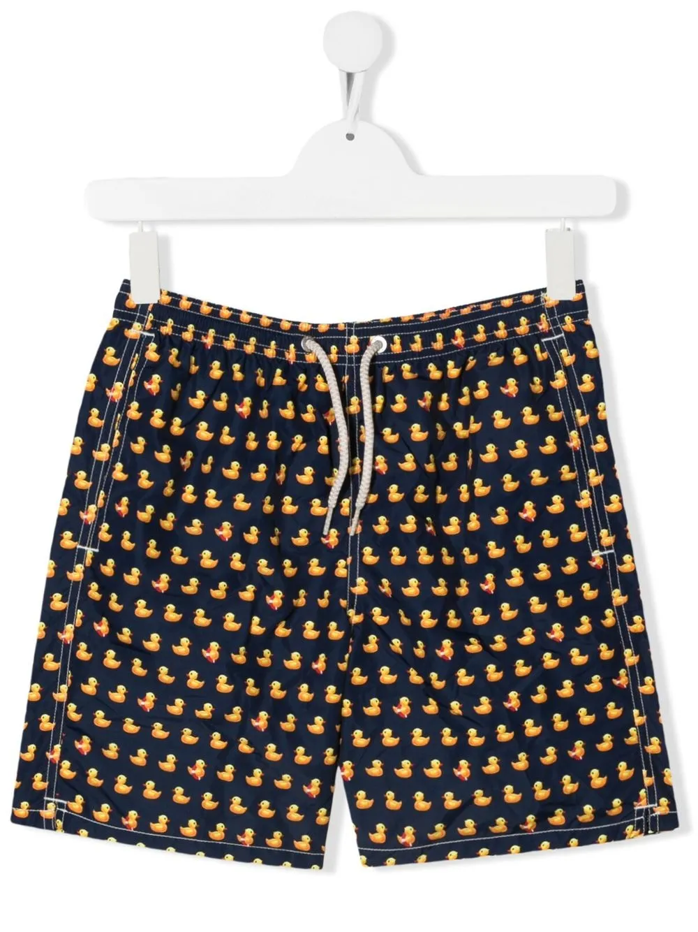 

MC2 Saint Barth Kids shorts de playa con patos estampados - Azul