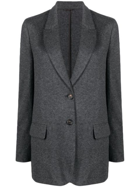 Brunello Cucinelli single-breasted cashmere blazer Women