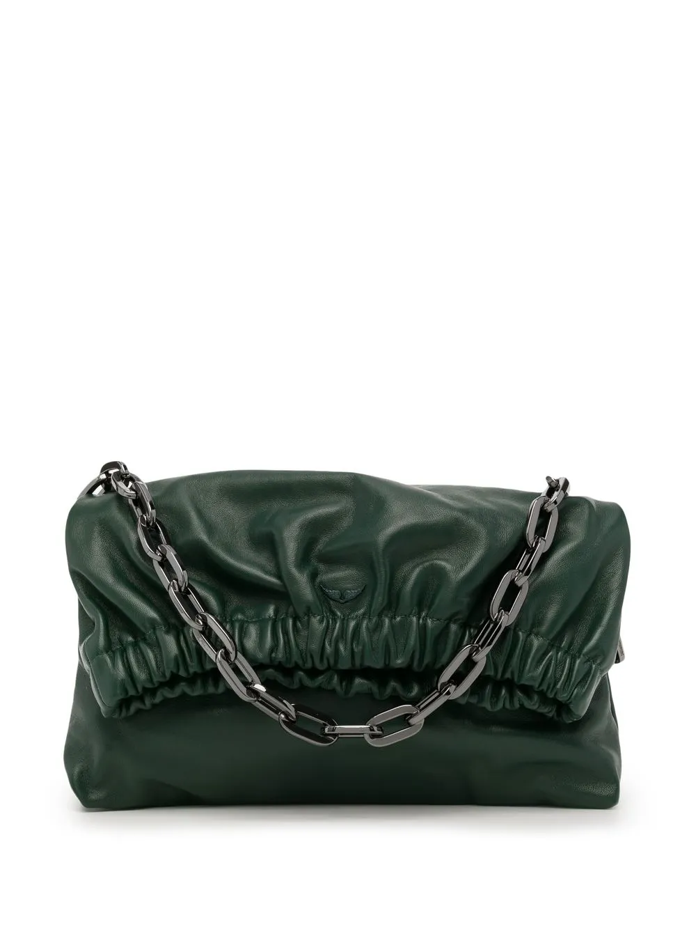 

Zadig&Voltaire bolsa de hombro con detalle fruncido - Verde