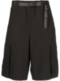 Off-White Industrial-belt track shorts - Black